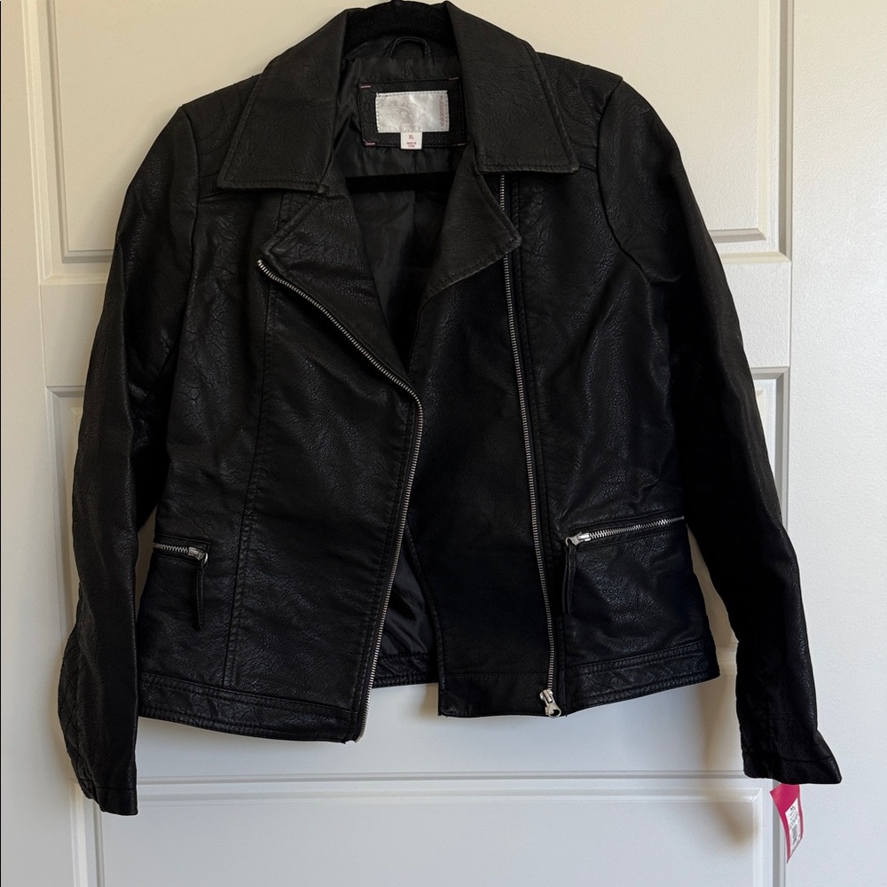 Xhilaration Black Faux Leather Jacket